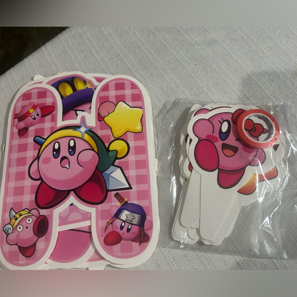 Kirby Character Sticker Set
